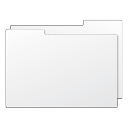 Photo Box Divider Card. 30 gauge wh